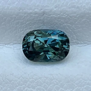 Natural Unheated Green Sapphire 1.17 Cts Cushion Cut Loose Gemstone Jewelry Gift - Picture 1 of 5