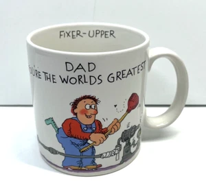 Applause Dad You're The Worlds Greatest Fixer Upper Coffee Cup Mug Fathers Day - Picture 1 of 6