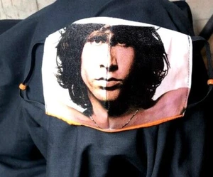 ***Jim Morrison*** WENDE-Gesichtsmaske aus Baumwolle (Handarbeit) - Bild 1 von 3
