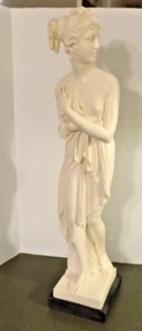 Vintage A. Santini Italy 25'' Teilweise nackte nackte Frau Statue Skulptur signiert - Bild 1 von 16