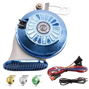 Bocina Coche 3 Sonido Variable Personalizada Bocina Eléctrica para Cromo Plata Digital12V - Imagen 1 de 11
