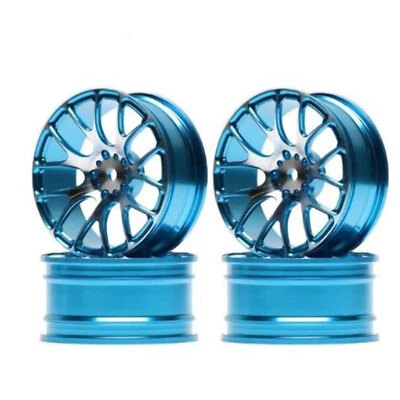 En aluminium Jantes Moyeu Pour Tamiya TT-01 TT-02 XV-01 HSP HPI 1/10 RC Voiture - Photo 1/2