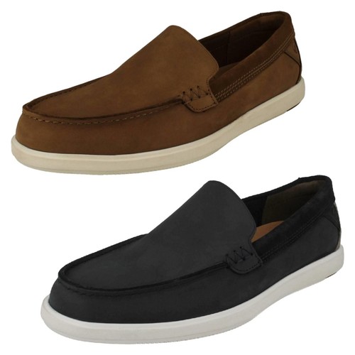 Mocassino mocassino mocassino uomo Clarks nabuk pelle barca scarpe basse mocassino Bratton