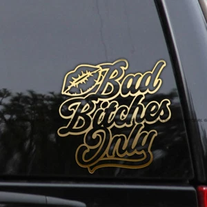 Bad Bitches Only Vinyl Decal – JDM Lowered Import Tuner Sticker - Bild 1 von 2