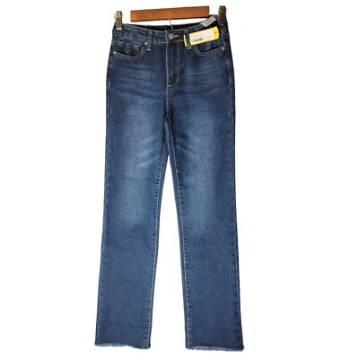 Jeans Joes Eden Crop Pierna Recta Tiro Medio Dobladillo Crudo 26X30 Informal Jr 14 Denim Foto 1 de 4