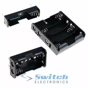 AA / AAA PCB Battery Holder Box Case - Picture 1 of 13