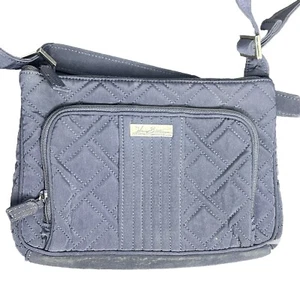 Vera Bradley All Blue Quilted Compartment Crossbody Bag Adjustable Strap - Picture 1 of 8