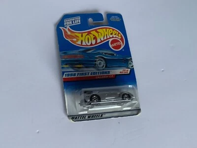 Hot Wheels 1998 First Editions #31 of 40 Cars Callaway C-7  #677 Silver - Image 1 of 2