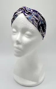 Nike Logo Twist Headband Adult Printed Sunset Particle Rose/Black/White - Picture 1 of 6