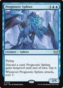 PROGNOSTIC SPHINX x4 mtg NM-M Commander Duskmourn 4 Rare - Picture 1 of 1
