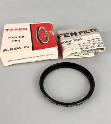 TiFFEN 55-58mm Step Up Lens Filter Converter Adapter Ring 55mm-58mm E55-E58 NOS - Image 1 of 4