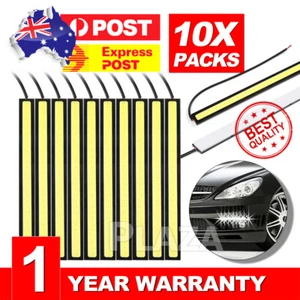 10X 12V Waterproof White DRL LED Strip Lights Bars Camping Caravan Boat Car COB - Picture 1 of 12