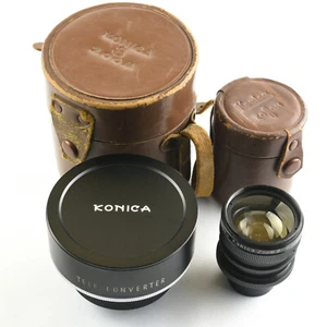 Konica Zoom 8 Teleconverter and Wide Converter - Foto 1 di 9