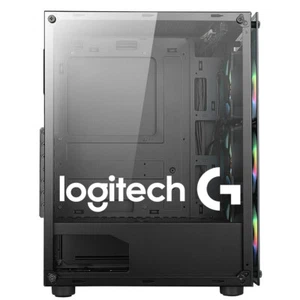 Logitech Gaming Desktop PC Laptop Wall Window Door Office Vinyl Sticker Decal - Picture 1 of 4