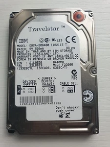 IBM DBCA-206480 2.5" Laptop IDE ATA PATA Hard Drive 6.4GB 6440MB P/N 21L9520 - Picture 1 of 2