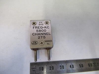 Vintage WWII JK CTS Quarz Kristall FT-243 5800 Kc Frequenz Radio Amateur S1-B34 - Bild 1 von 4