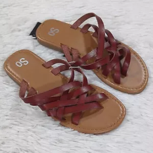 So Pineberry Damen-Sandalen mit Riemen braun Größe 6 - Bild 1 von 5