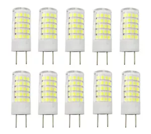 10pcs G8 G8.5 Led Light Bulb 5W 64-2835 SMD Lamp 12V Warm White Ceramics Light - Picture 1 of 4