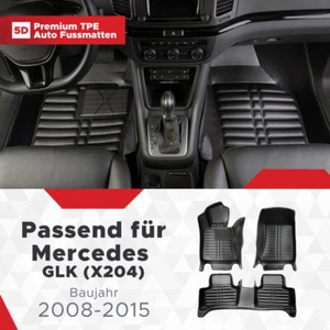 Juego alfombrillas coche 5D TPE adecuado para Mercedes GLK (X204) 2008-2015 - Imagen 1 de 9