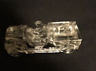 Vintage WWII Glass Army Jeep Driver USA Millstein Candy Container  Jeanette PA