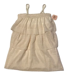 New Little Girls JUICY COUTURE triple layer ruffled cover up dress Size medium - Picture 1 of 18