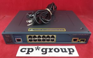 Cisco Catalyst 3560 12-Port 10/100 PoE+ Network Switch WS-C3560--12PC-S