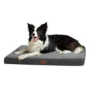 Bedsure Large Dog Bed Washable - Orthopedic Dog Bed and Mattress Mat for Dog