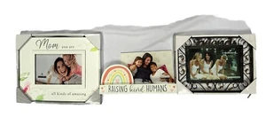 Raising Kind Humans Rainbow 4x6” Malden Mom Hallmark Metal Friends Lot Of 3 NEW! - Picture 1 of 10