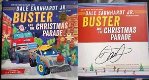 SIGNIERT Dale Earnhart Jr HANDSIGNIERT Buch Buster & die Weihnachtsparade NASCAR - Bild 1 von 5
