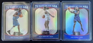 Lotto 3 carte 75 anni della NBA - Foto 1 di 2