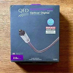 QED PERFORMANCE GRAPHITE OPTICAL DIGITAL CABLE 2.0 MT LIKE NEW - Zdjęcie 1 z 3