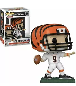 FUNKO POP! FUSSBALL JOE BURROW AWAY TRIKOT BENGALS 3,75" VINYLFIGUR #159 - Bild 1 von 2