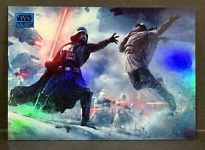 2024 Topps Chrome Galaxy Star Wars #11 There Is No Escape Vader Blue /150 - Bild 1 von 4