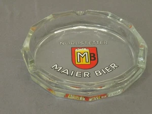 Aschenbecher, Glas, "Nordstetter Maier-Bier" - Bild 1 von 4