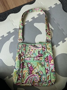 Vera Bradley Tutti Frutti Paisley Hipster Crossbody Handbag Tote Purse - Picture 1 of 11