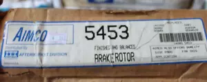 Aimco 5453 Brake Rotor NEW NOS Finished and balanced - Picture 1 of 2