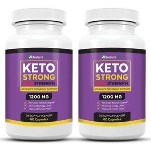 Keto Strong Pill Advanced Formula Keto Diet Pills 2 Pack - Picture 1 of 6