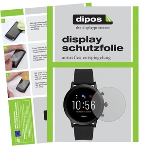 2x Displayschutzfolie für Fossil The Carlyle HR (5. Gen.) Blendschutz - Bild 1 von 5
