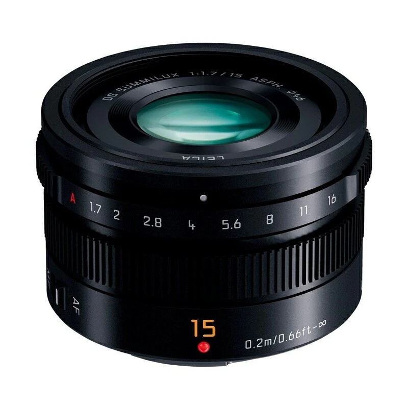 Panasonic LEICA DG SUMMILUX 15mm / F1.7 ASPH. Black (H-X015-K) New Japan - Изображение 1 из 1