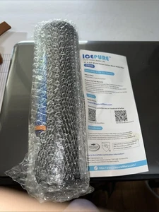 PurePlus Carbon Block Water Filter CT010 10”x2.5” Sintering Activated 1 Micron - Picture 1 of 6