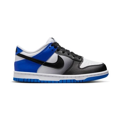 Nike Dunk Low Game Royal White Black Big Kids' Shoes HJ9209-400-SIZE 4.5 - Image 1 of 2