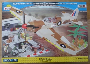 COBI 5546 - Supermarine Spitfire - Maintenance Hangar - OVP - NEU - Bild 1 von 1