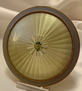 Antique 1930s Rex Compact Designed By George Rosenberg Lilac Enamel Frame. - Picture 1 of 10