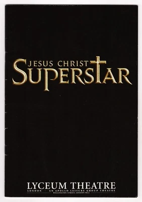 Steve Balsamo "JESUCRISTO SUPERESTRELLA" Andrew Lloyd Webber 1996 London Playbill Foto 1 de 4
