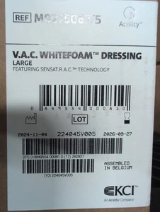 NEW 3M V.A.C. Whitefoam Dressing M8275067/5 Large Foam Dressing - Picture 1 of 1