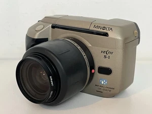 MINOLTA VECTIS S-1 APS SLR Film CAMERA w/ AF lens GREAT WORKING TESTED!! - Picture 1 of 3