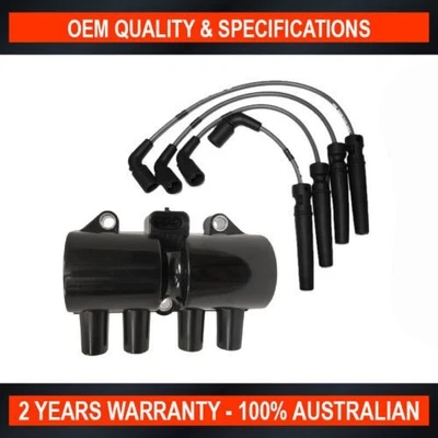 Swan Ignition Coil Pack & Top Gun Lead Kit for Holden Barina TK 2005-2011 (1.6L) - image 1 of 4