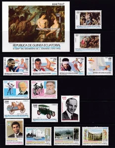 Guinea Ecuatorial 1993  - Edifil 162/177 - Año Completo 1993 - MNH - Imagen 1 de 2