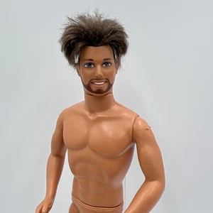 1994 Vintage Shaving Fun Ken Doll Color Change Beard Rooted Hair Nude For OOAK - Picture 1 of 7