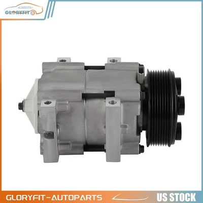 1X AC A/C Compressor For Ford E-350 Econoline Club E-450 Econoline Super Duty - Image 1 of 4